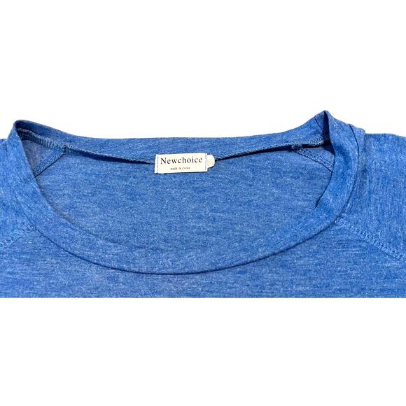 NEWCHOICE PULL-OVER, SHORT SLEEVE TOP, WOMENS, 2XL, BLUE, ROUNDED CORNERS - Picture 2 of 11